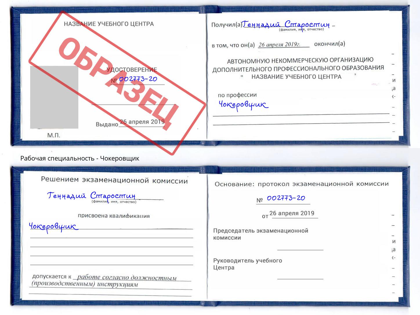 Чокеровщик Сокол